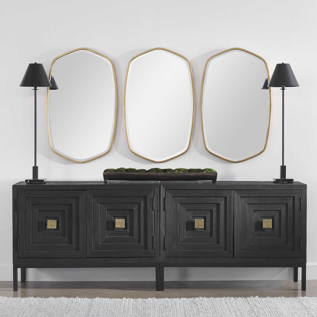 Aiken Dark Walnut 2 Door Cabinet, Cabinets & Chest by Uttermost, 43.25" width x 31.12" height x 16" depth View 2