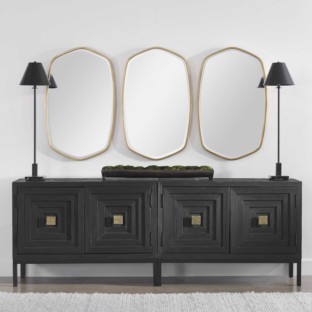 Aiken Dark Walnut 2 Door Cabinet, Cabinets & Chest by Uttermost, 43.25" width x 31.12" height x 16" depth View 2