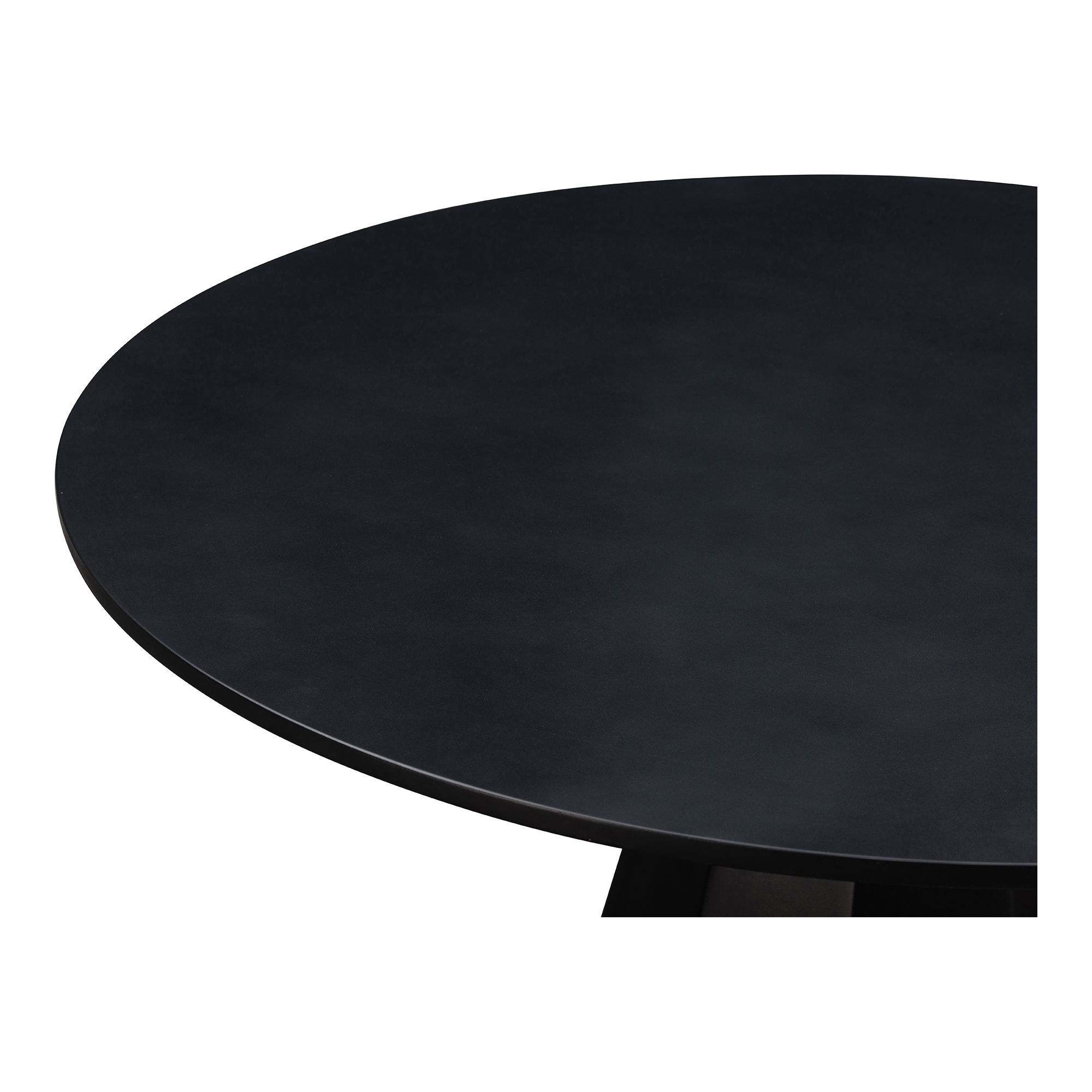 Templo Outdoor Dining Table Black, Outdoor Table by Moe's Home, 3'11.2" width x 2'5.9" height x 3'11.2" depth View 5