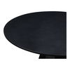 Templo Outdoor Dining Table Black, Outdoor Table by Moe's Home, 3'11.2" width x 2'5.9" height x 3'11.2" depth thumbnail 5