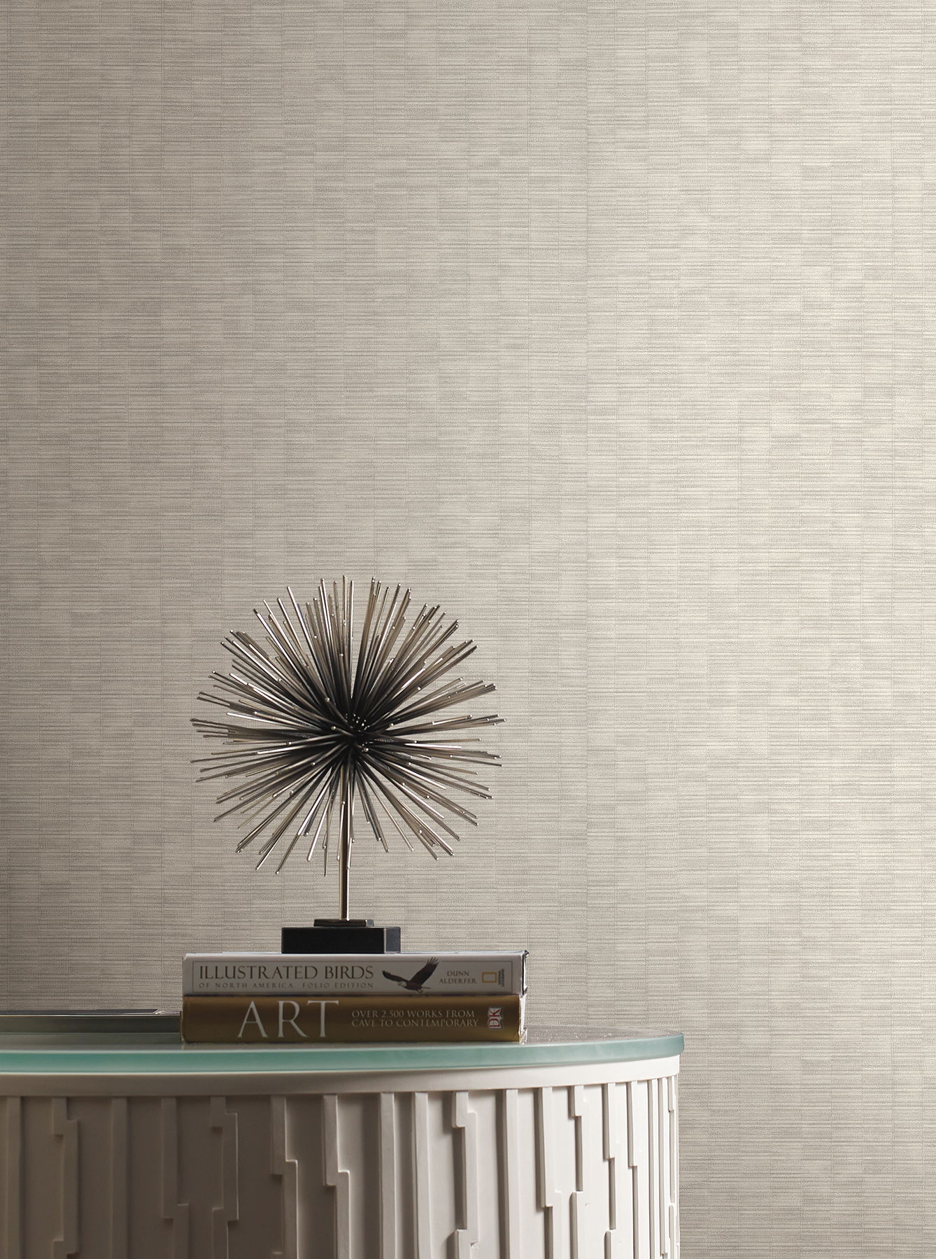 Capri Cream Wallpaper, by York Wall, 33' length x 1'8.5" width x 0.02" depth View 2