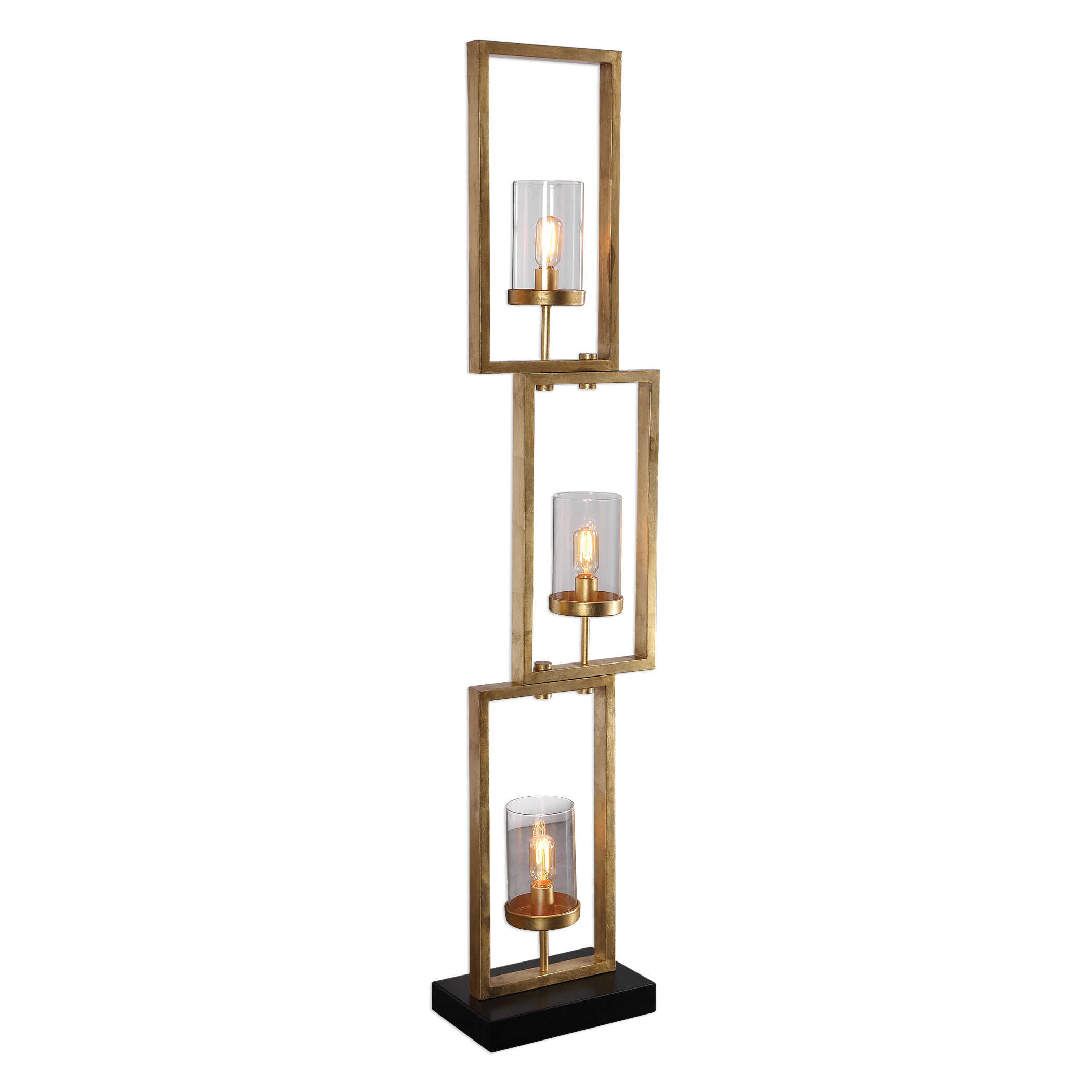 Cielo Staggered Rectangles Floor Lamp large image 