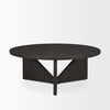 Tarro Brown Wood with Triangle Legs Coffee Table thumbnail 4