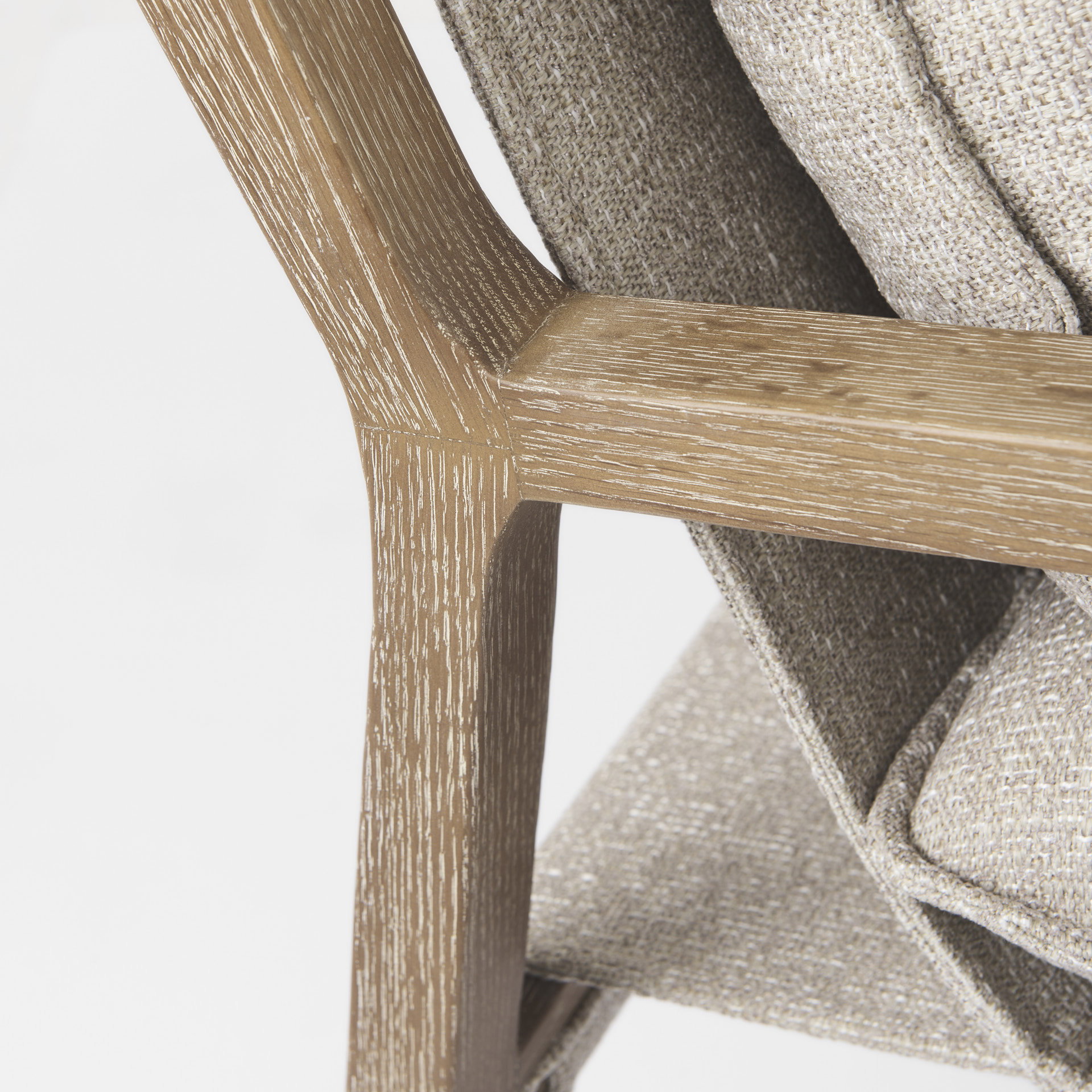 Brayden 28.3L x 34.1W x 35H Light Brown Wood with Beige Fabric Seat Accent Chair, by Mercana, 28.35" length x 34.06" width x 35.04" height View 12