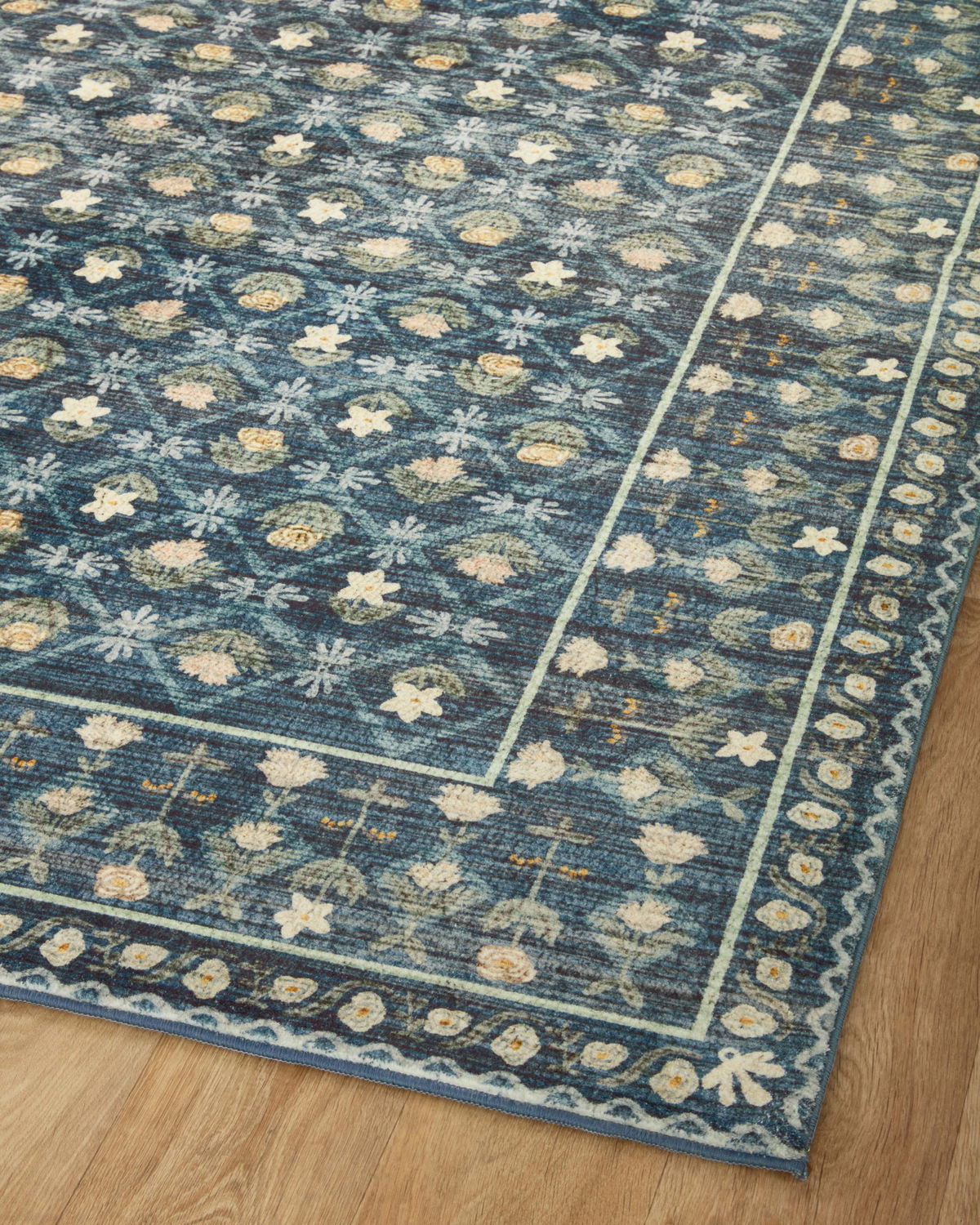 Rifle Paper Co. x Loloi Eden Rug, 1'6" length x 1'6" width View 9