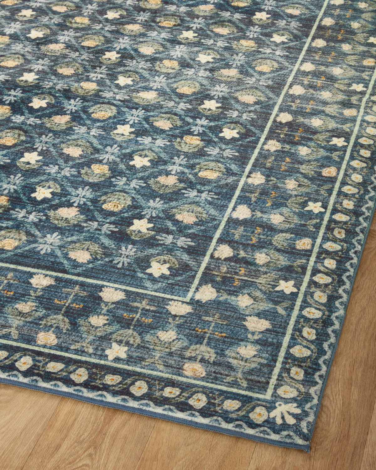 Rifle Paper Co. x Loloi Eden Rug, 2'6" length x 9'6" width View 9