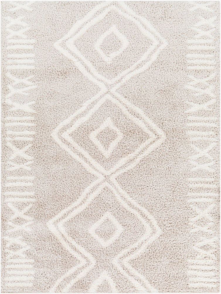 Cloudy Shag Machine Woven Rug, by Surya, 1'3.75" length x 1'3.75" width