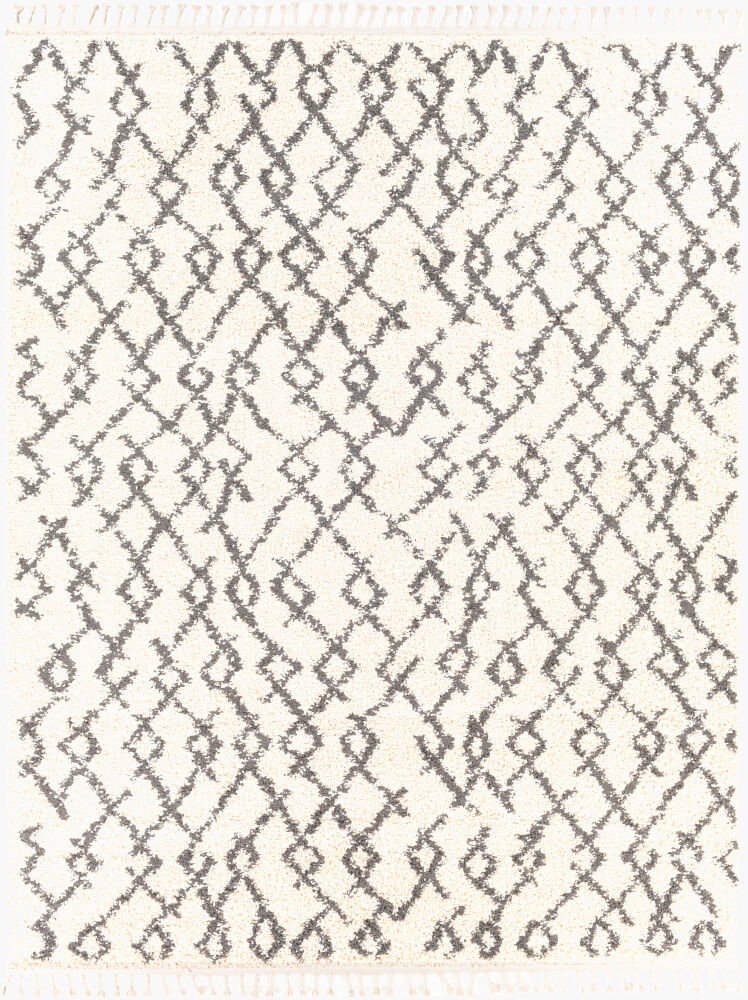 Berber Shag Machine Woven Rug, by Surya, 1'3.75" length x 1'3.75" width