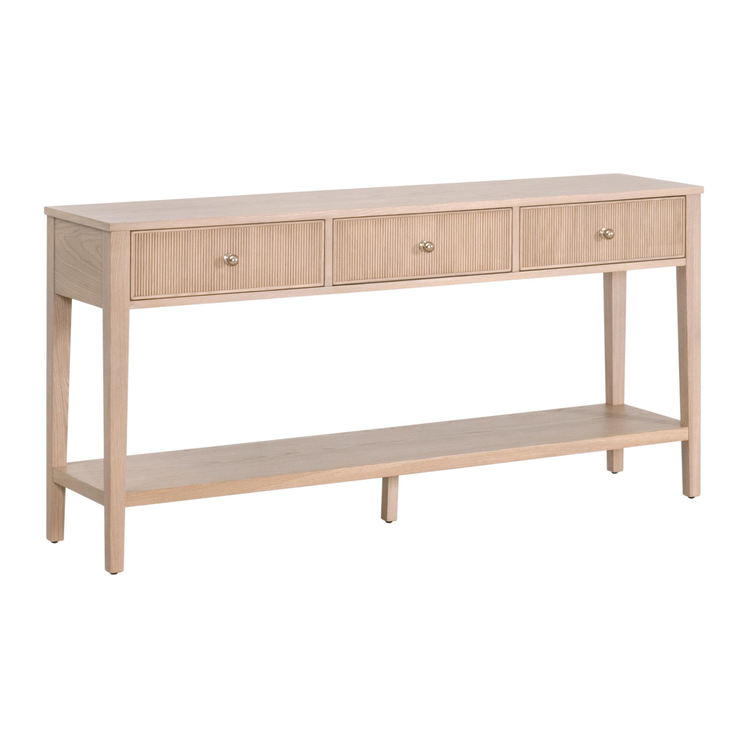 Highland 3-Drawer Console Table large image 