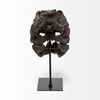 Jurassic 6L x 10W Brown Resin Tyrannosaurus Skull Replica thumbnail 4
