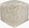 Hygge Pouf, Ottoman by Surya, 18" width x 18" height thumbnail