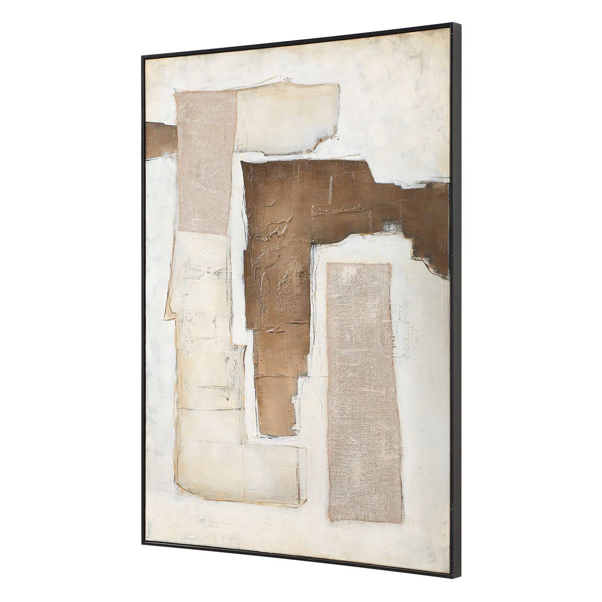 Interference Hand Painted Canvas, Art by Uttermost, 41" width x 59" height x 2" depth View 4