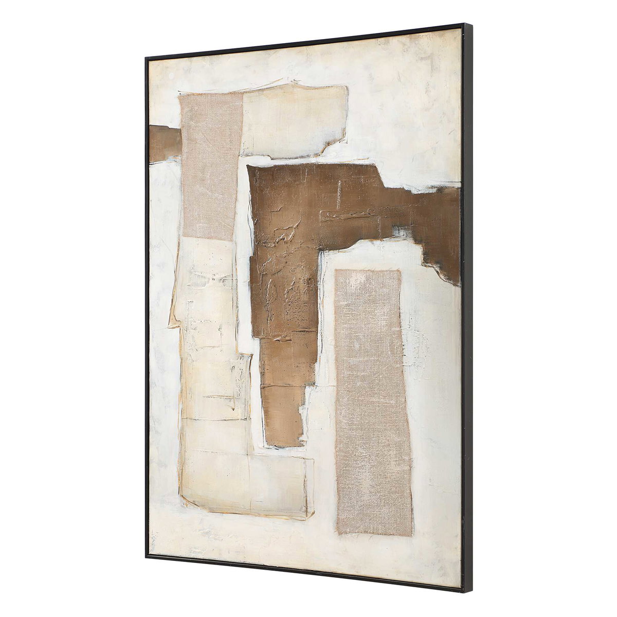 Interference Hand Painted Canvas, Art by Uttermost, 41" width x 59" height x 2" depth View 4