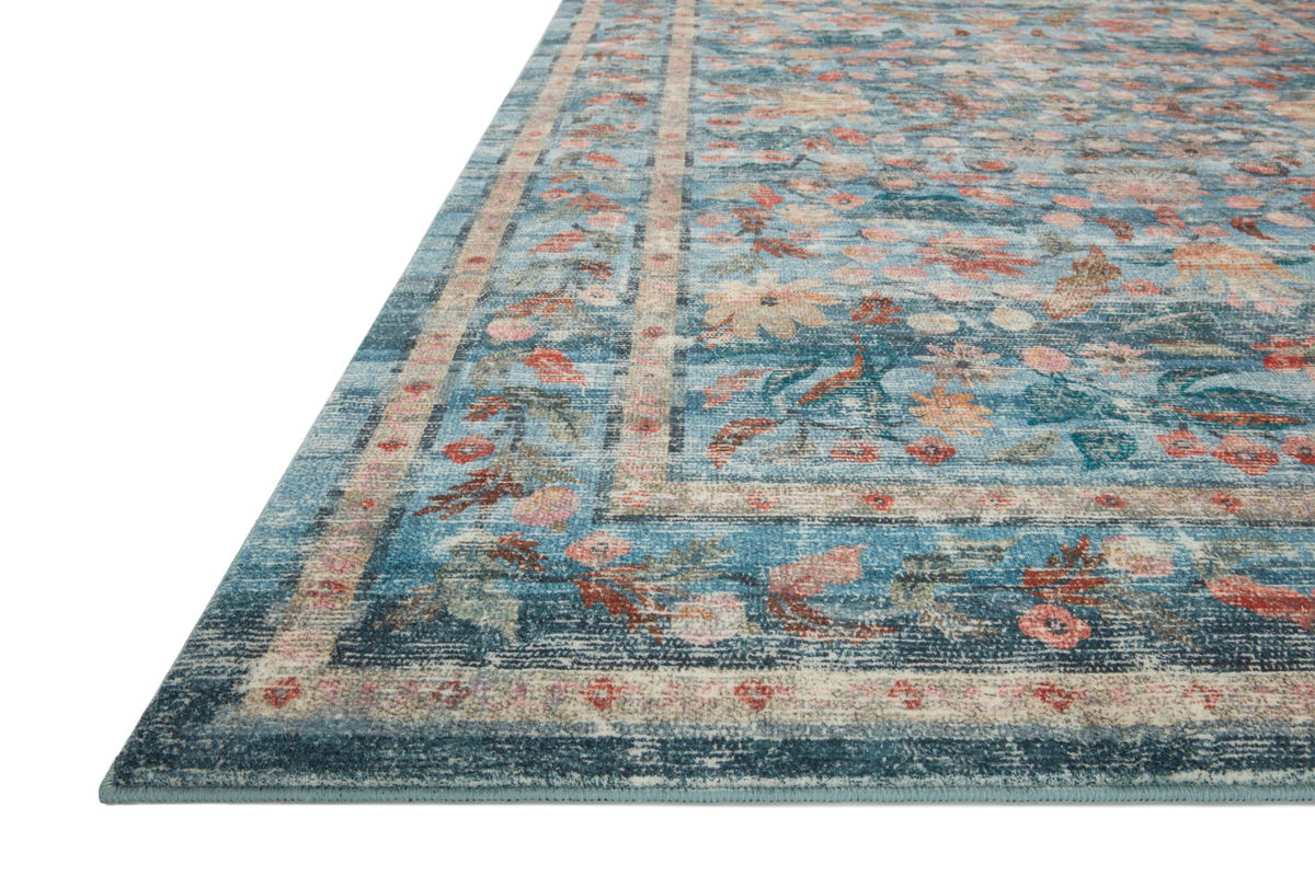 Rifle Paper Co. x Loloi Courtyard Rug, 5' length x 7'6" width View 3