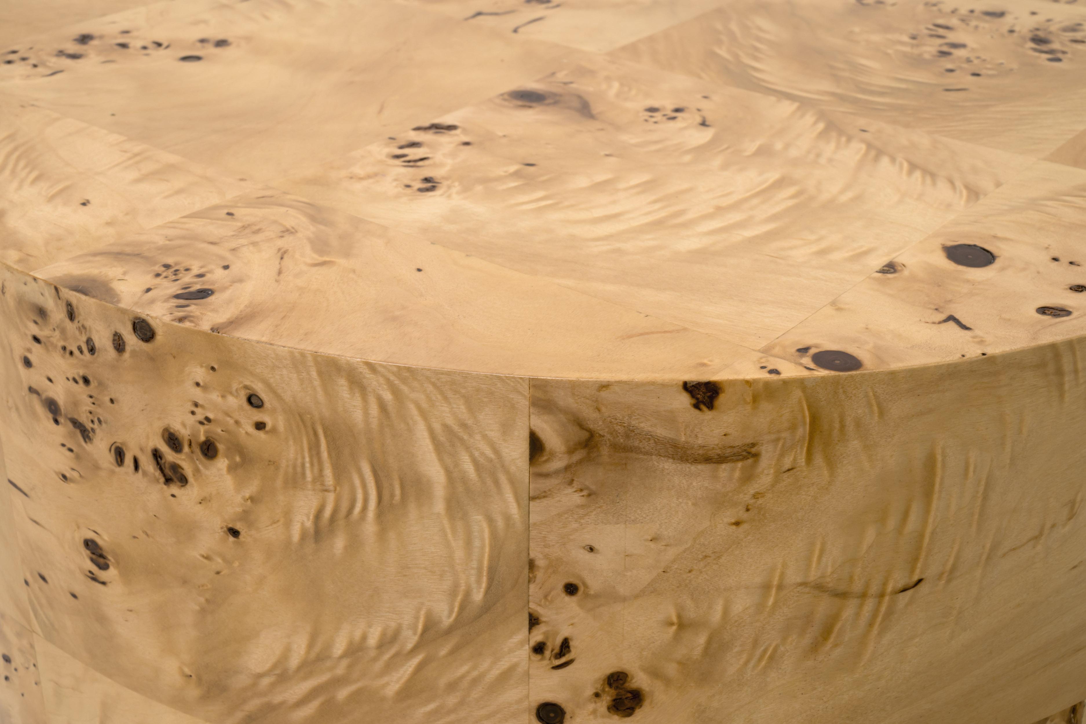 Burl Accent Table, Side & End Table by Essentials for Living, 18" width x 21" height x 18" depth View 5