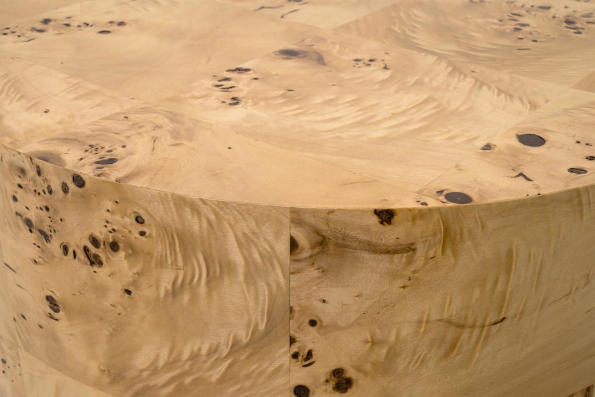 Burl Accent Table, Side & End Table by Essentials for Living, 18" width x 21" height x 18" depth View 5