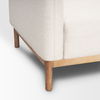Hale Sofa with Medium Brown Wood and Oatmeal Fabric thumbnail 11