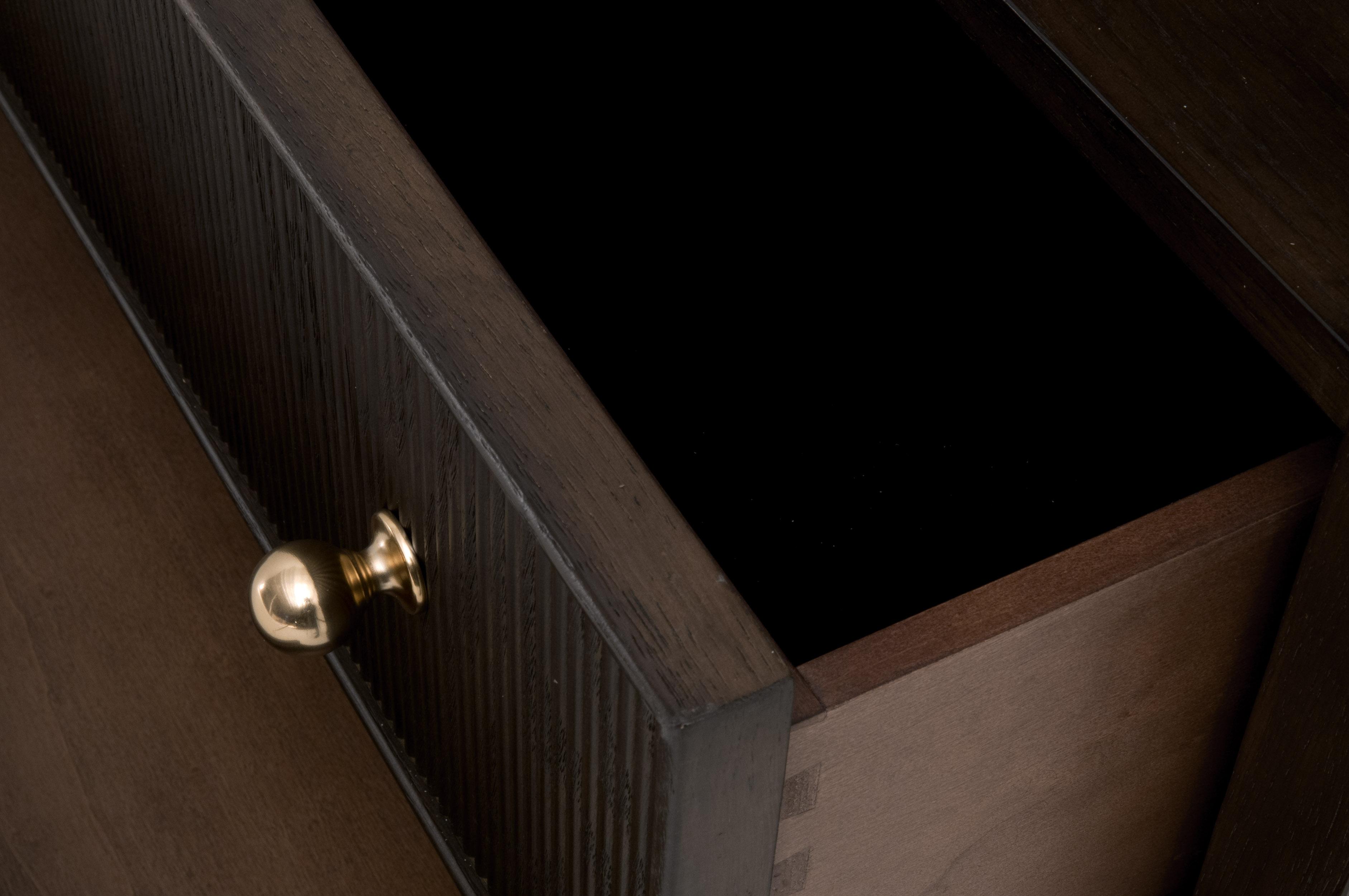 Highland Open Shelf 2-Drawer Nightstand, by Essentials for Living, 34" width x 30" height x 17" depth View 8