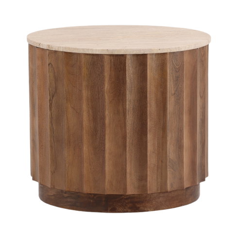 Milburn Side Table Brown