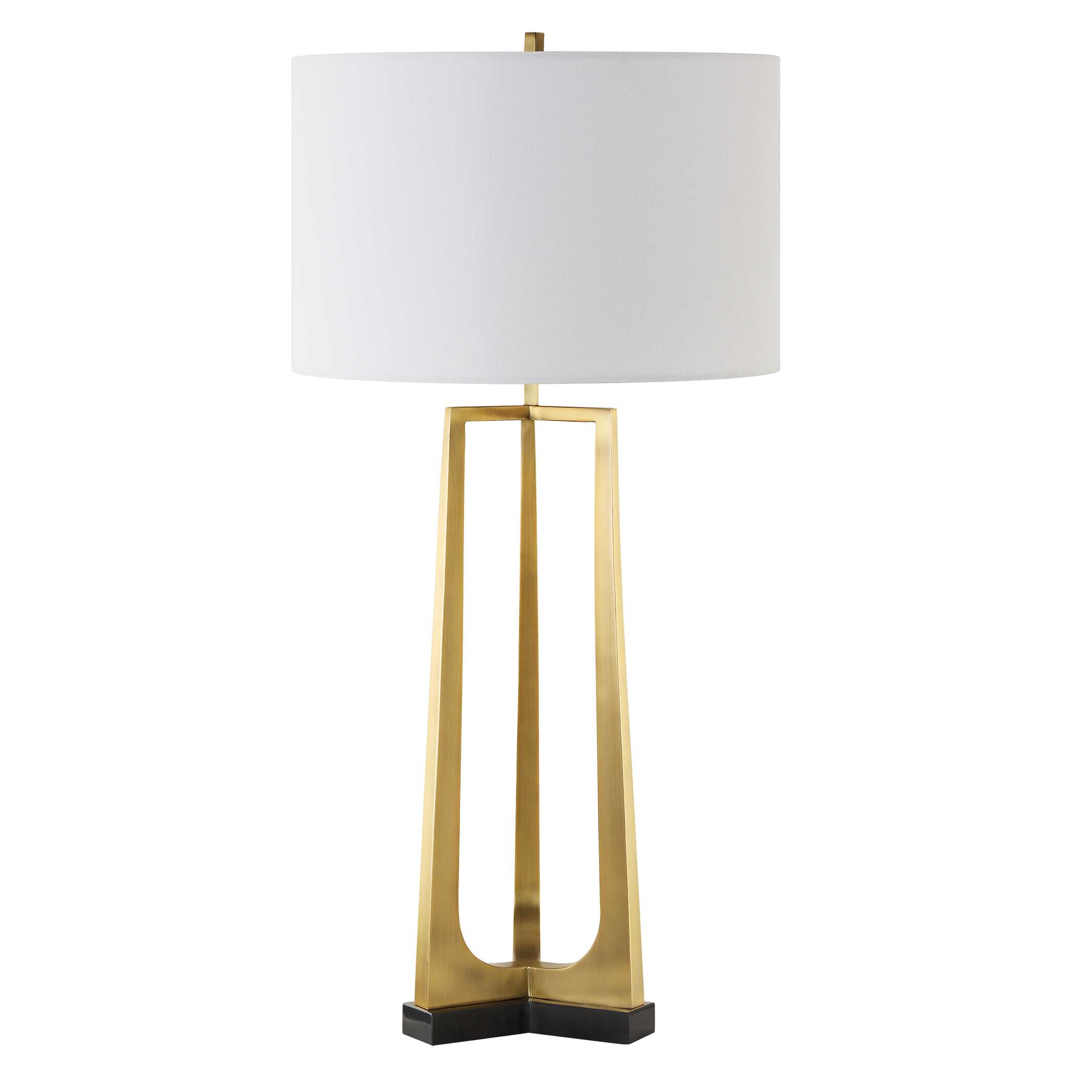 Crossroads Brass Table Lamp, by Uttermost, 16" width x 32.5" height x 16" depth View 5