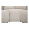 Amelia Classic L-shaped Modular Left Sectional Warm White thumbnail 4