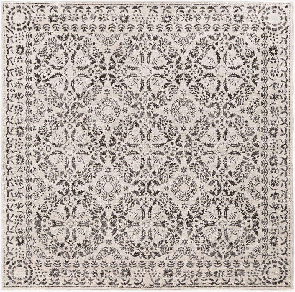 Bahar Machine Woven Rug, by Surya, 6'6.74" length x 6'6.74" width