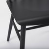 Colin Curved Back Dining Side Chair | Black Metal, Dining Chair by Mercana, 21.26" length x 21.26" width x 30.32" height thumbnail 15
