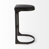 Tyson 17L x 18W x 31H Black Leather with Metal Frame Bar Stool thumbnail 2