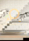 Love Triangles Gold Metallic Peel & Stick Wallpaper thumbnail 2