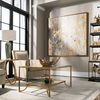 Golden Raindrops Modern Abstract Art thumbnail 3