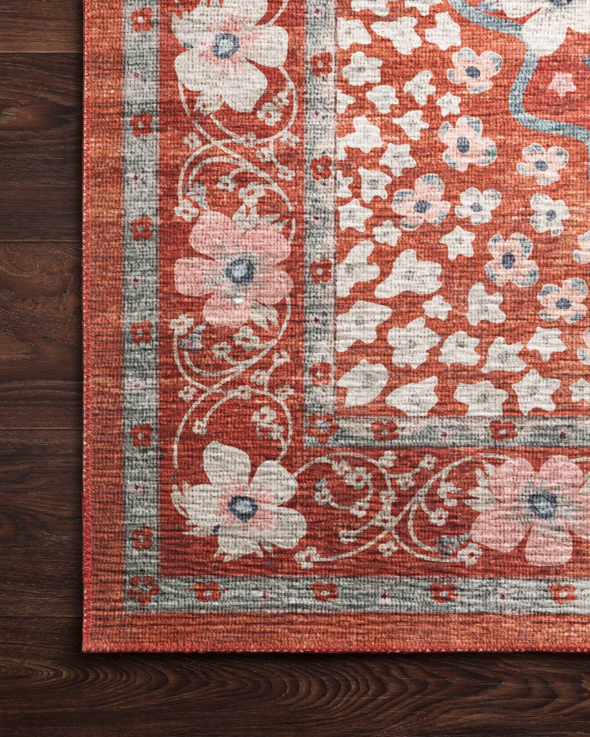 Rifle Paper Co. x Loloi Palais Rug, 5' length x 7'6" width View 6