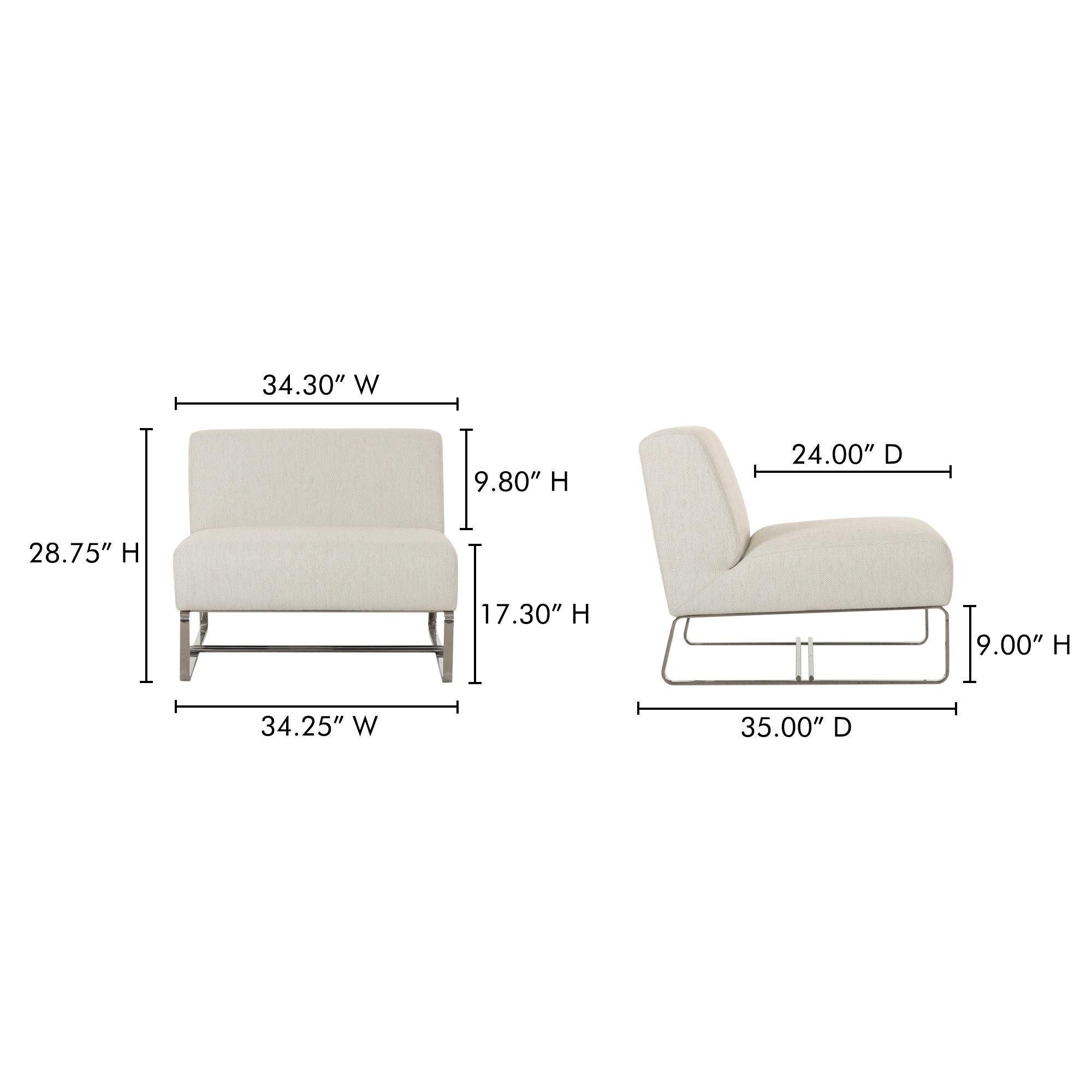 Jules Outdoor Accent Chair Flecked Beige large image 