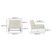 Jules Outdoor Accent Chair Flecked Beige thumbnail 12