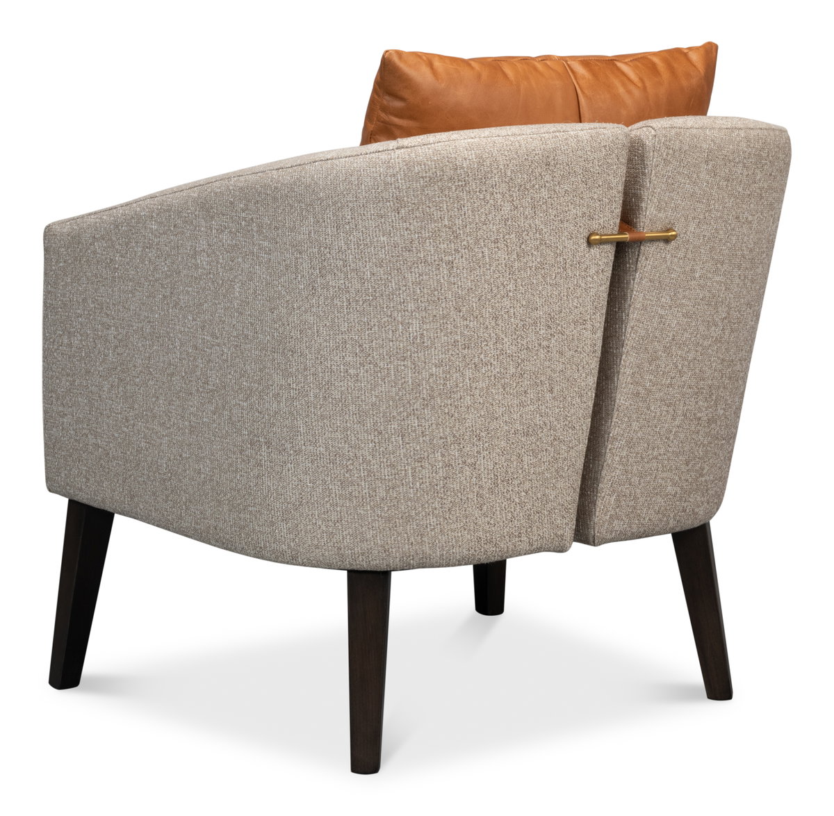 Bronson Tub Chair, by Sarreid, 2'7" length x 2'6" width x 2'8" height View 11