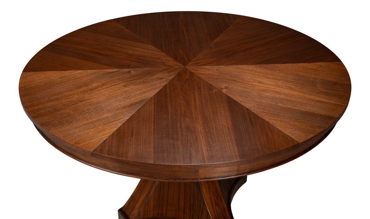 Chelsea Jupe Dining Table, by Sarreid, 4'7" length x 4'7" width x 2'6" height View 3