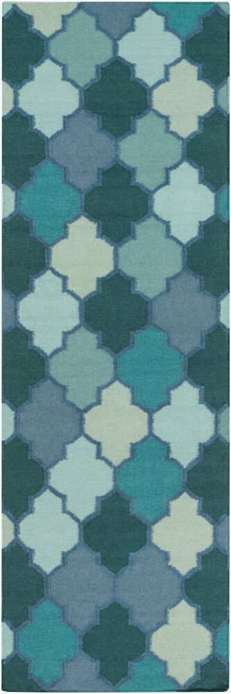 Nia Handmade Rug, by Surya, 8' length x 2'6" width