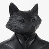Murray  Black Painted Resin Fox in a Suit Bust thumbnail 5