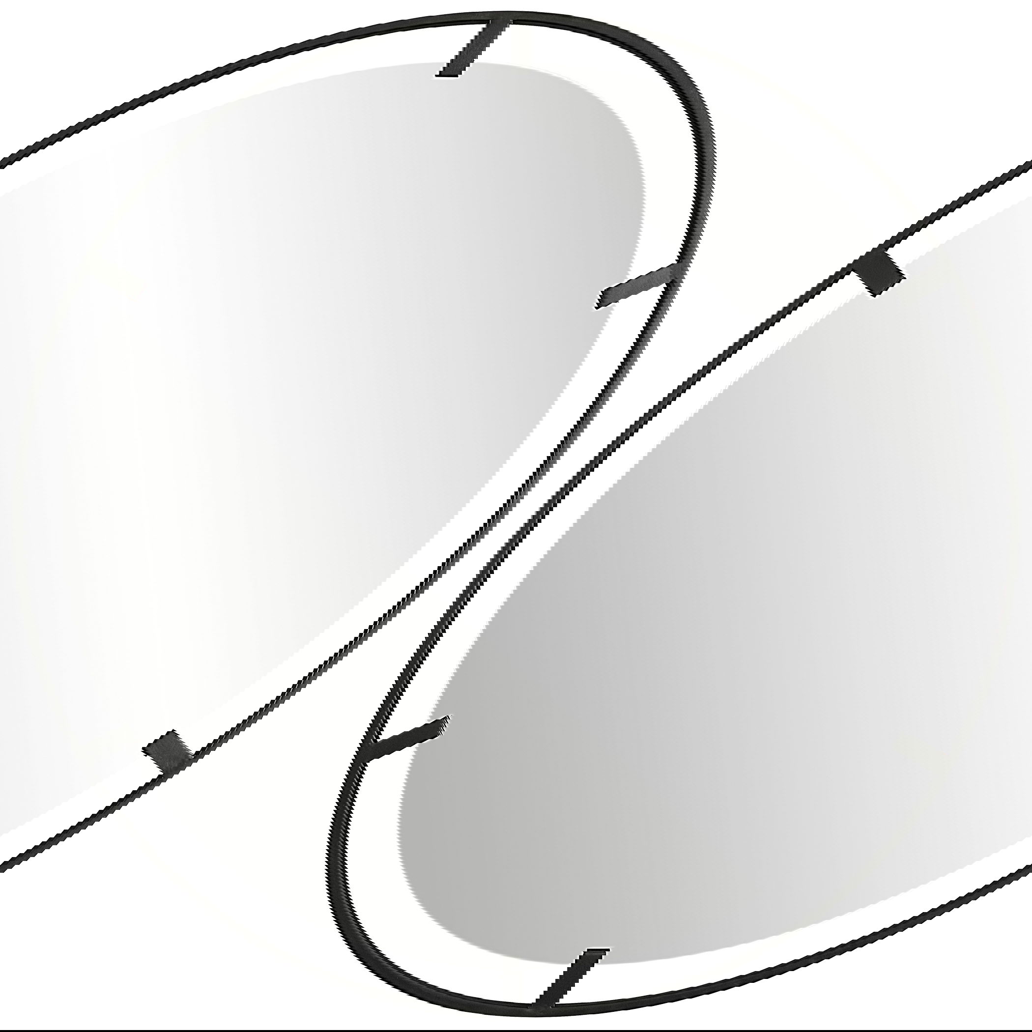 Cashel Round Iron Mirror, by Uttermost, 34" width x 34" height x 1.25" depth View 1