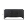 Sierra Sideboard Black, Cabinets & Sideboard by Moe's Home, 68" width x 31.75" height x 16.5" depth thumbnail 9