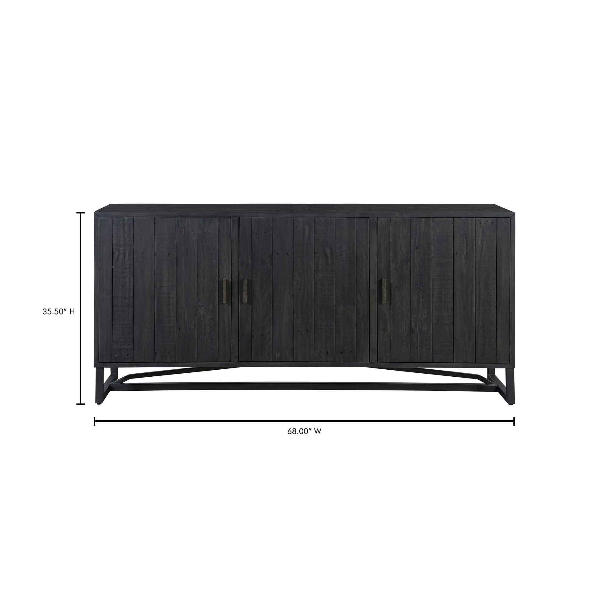 Sierra Sideboard Black large image 