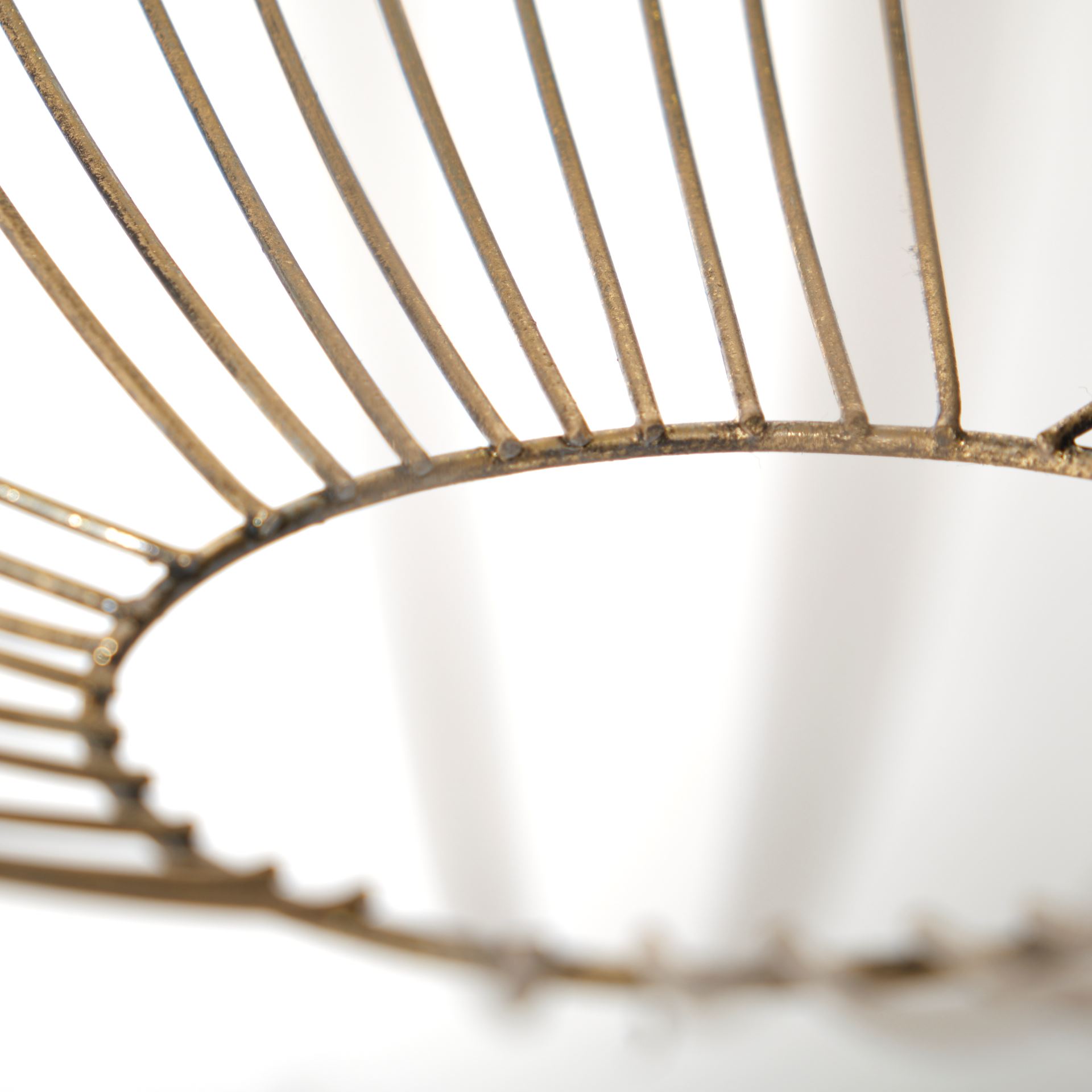 Chiron II 36L x 36W x 38H Gold Metal Globe Six Bulb Chandelier, by Mercana, 36" length x 36" width x 38" height View 5