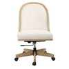 Lithe Light Oak Desk Chair, Accent Chair by Uttermost, 22.5" width x 37.5" height x 26.5" depth thumbnail 9