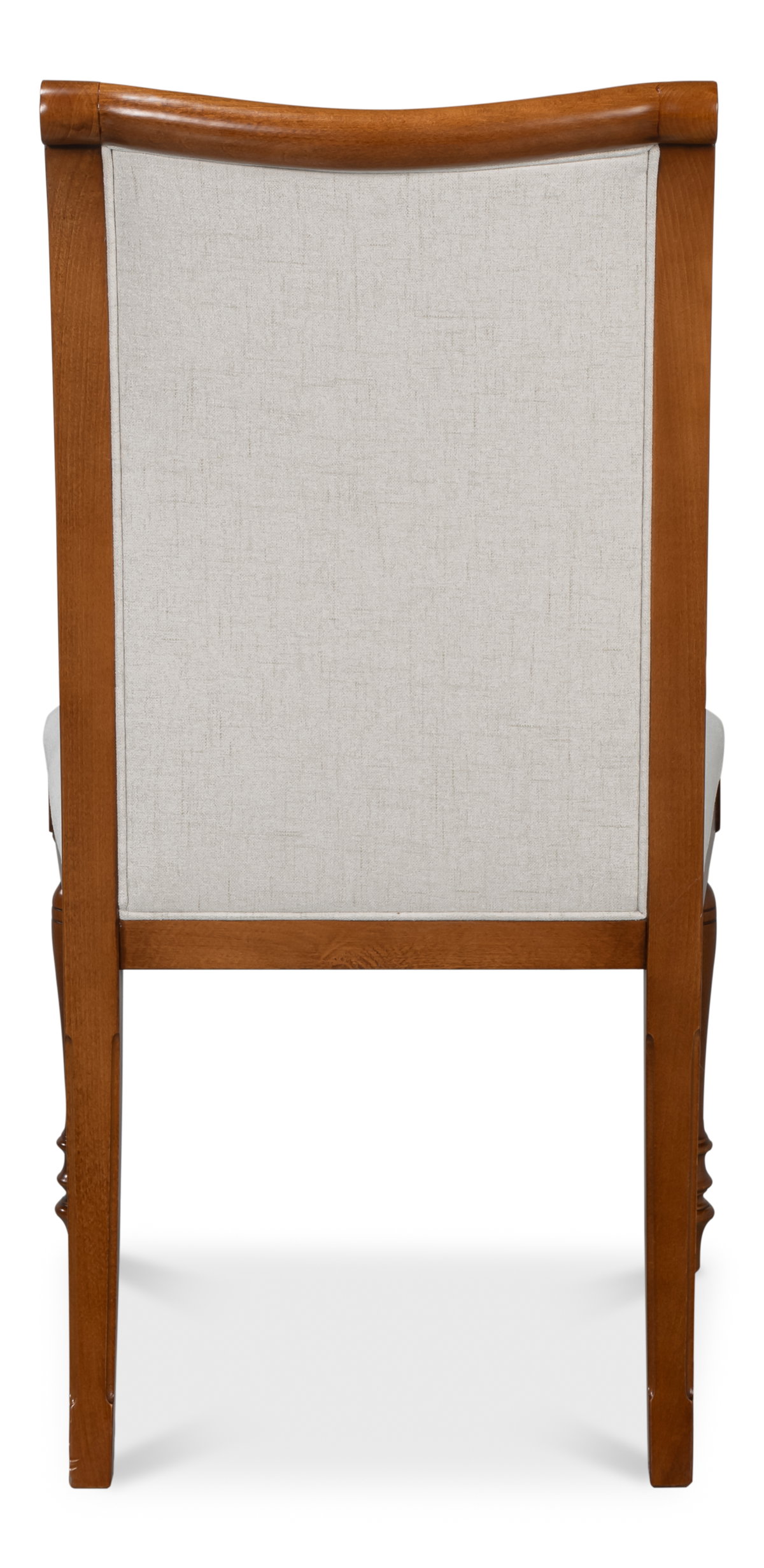 Polk Fabric Side Chair  Brown, by Sarreid, 2'3" length x 1'9" width x 3'3" height View 10