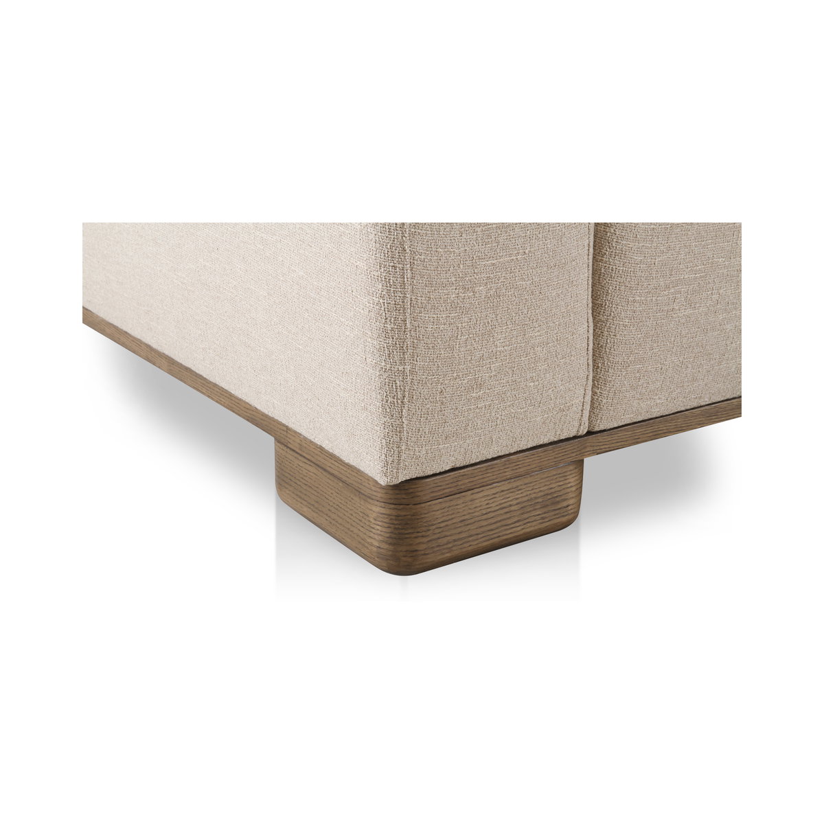 June Lounge Modular Sectional Oatmeal, Sectional Sofa by Moe's Home, 115" width x 30" height x 75" depth View 7