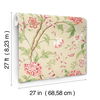 Teahouse Floral Cream & Coral Wallpaper thumbnail 9