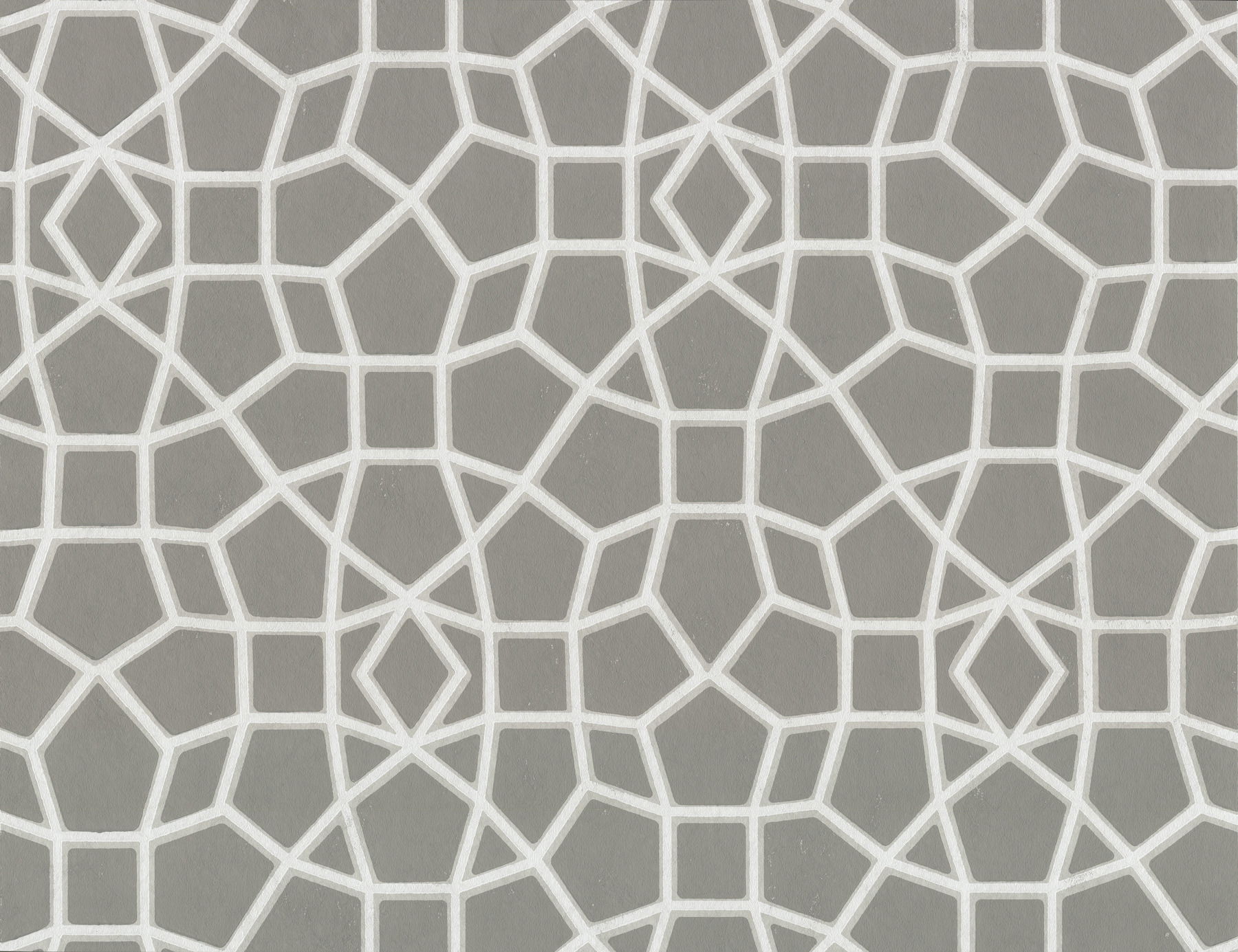 Sculptural Web Grey Wallpaper large image 