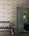 Bramble Garden White Peel & Stick Wallpaper thumbnail 1
