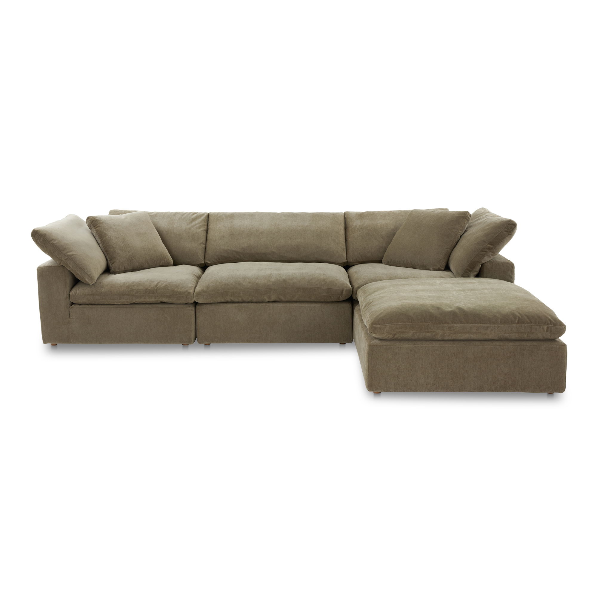 Clay Lounge Modular Sectional Desert Sage large image 