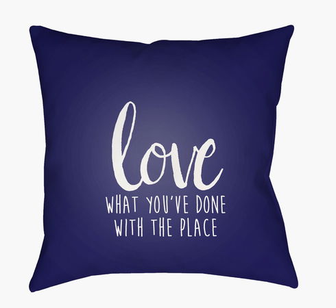 Love The Place Accent Pillow