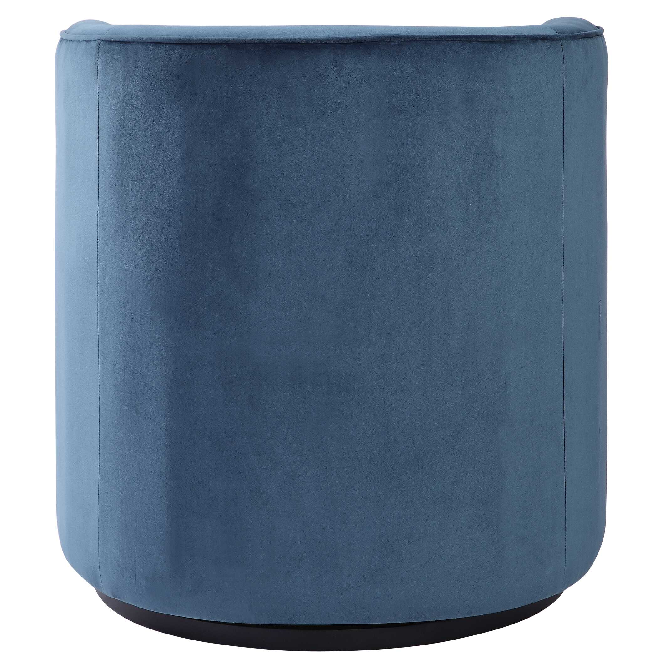 Mallorie Blue Swivel Chair large image 